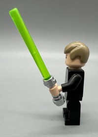Lego Star Wars Minifigure Jedi Master Luke Skywalker Lightsaber 75093 75159!