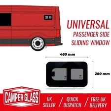 Universal Passenger Side Campervan Sliding Window - Small 460mm x 280mm