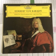 BACH Brandenburg Concertos Nos. 4, 5 & 6 Karajan BERLIN PHILHARMONIC ~ 1967 DG
