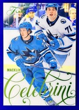 2025-26 Flair MACKLIN CELEBRINI #106 Image B Variant Forecheck PARALLEL /349