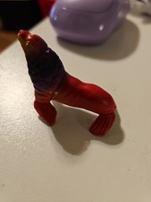 Unbranded Orange, Brown Mane Sea Dog Figurine, 2" Long, 1.5 In Tall