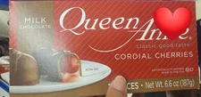Queen Anne Milk Chocolate Cordial Cherries 6.6 Ounce Gift Box 2 Boxes 