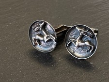 PAAR VINTAGE MANSCHETTENKNÖPFE AUS STERLING ...