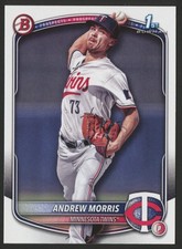 2025 Bowman Prospects ANDREW MORRIS #BP90 1st Minnesota Twins
