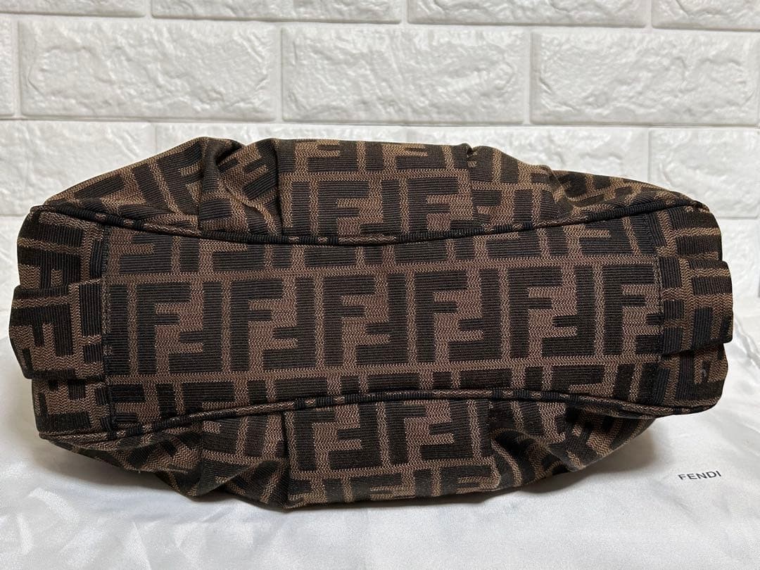 FENDI FF Zucca Pattern 2Way Chain Handbag 32cm x … - image 9