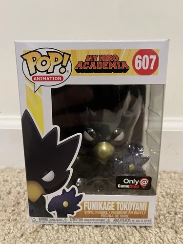 Funko Pop Fumikage Tokoyami My Hero Academia #607 GameStop Exclusive
