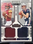 2024 Panini Contenders - Rookie Ticket Dual Swatches Drake Maye, Jayden Daniels