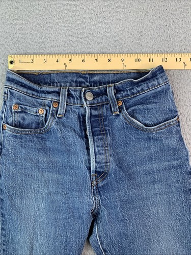 Levi’s 501 Youth Size Jeans 24x30 Button Fly Fresh & Clean - Picture 2 of 7