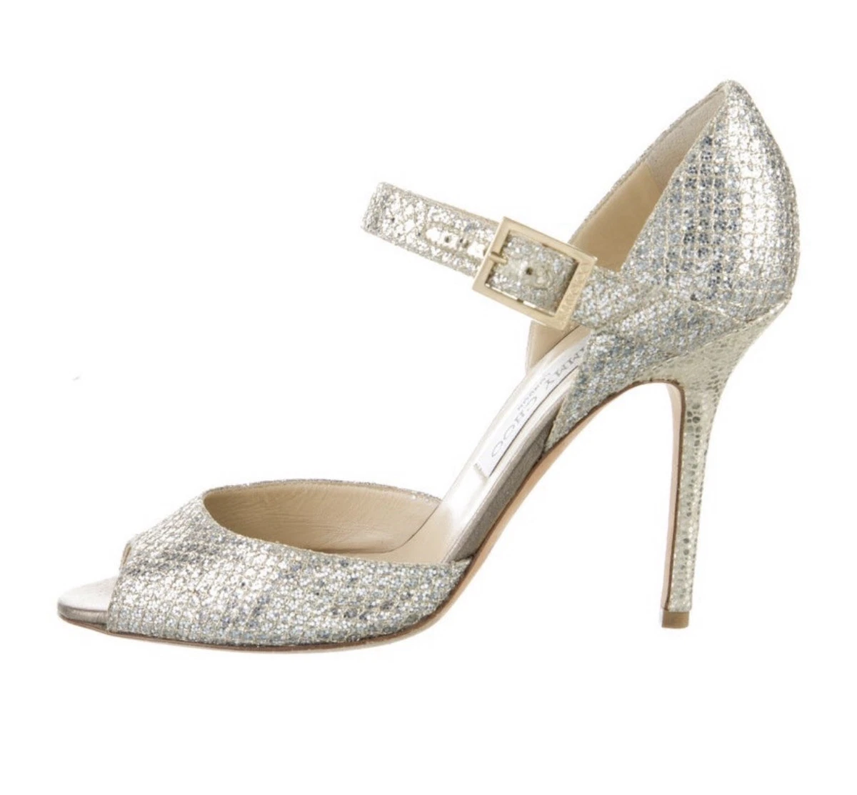 Jimmy Choo Silver Heels for Women | eBay