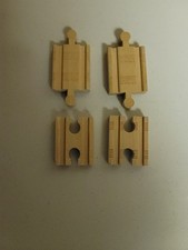 Thomas Wooden Railway Male Female Adapter tracks lot 4 pieces