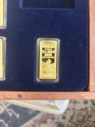 American mint US gold Rush 30 piece ingot set - Bild 3 von 3