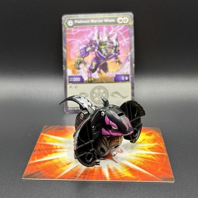 BAKUGAN - BATTLE BRAWLERS EVOLUTIONS - PLATINUM WARRIOR WHALE - B 200 + KARTE