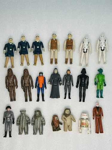 Vtg Star Wars Great Action Figure Lot Of 21 1977-1984 Kenner