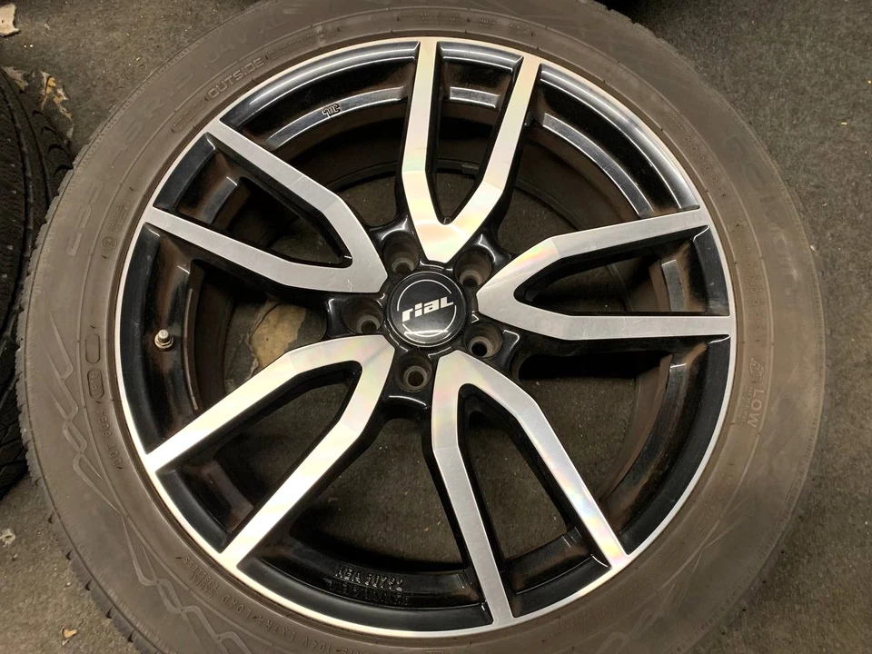 19" RIAL Alufelgen Winterreifen 255 45 104V VW Tiguan 7 8x19 ET40 KBA50792 - Bild 4 von 4