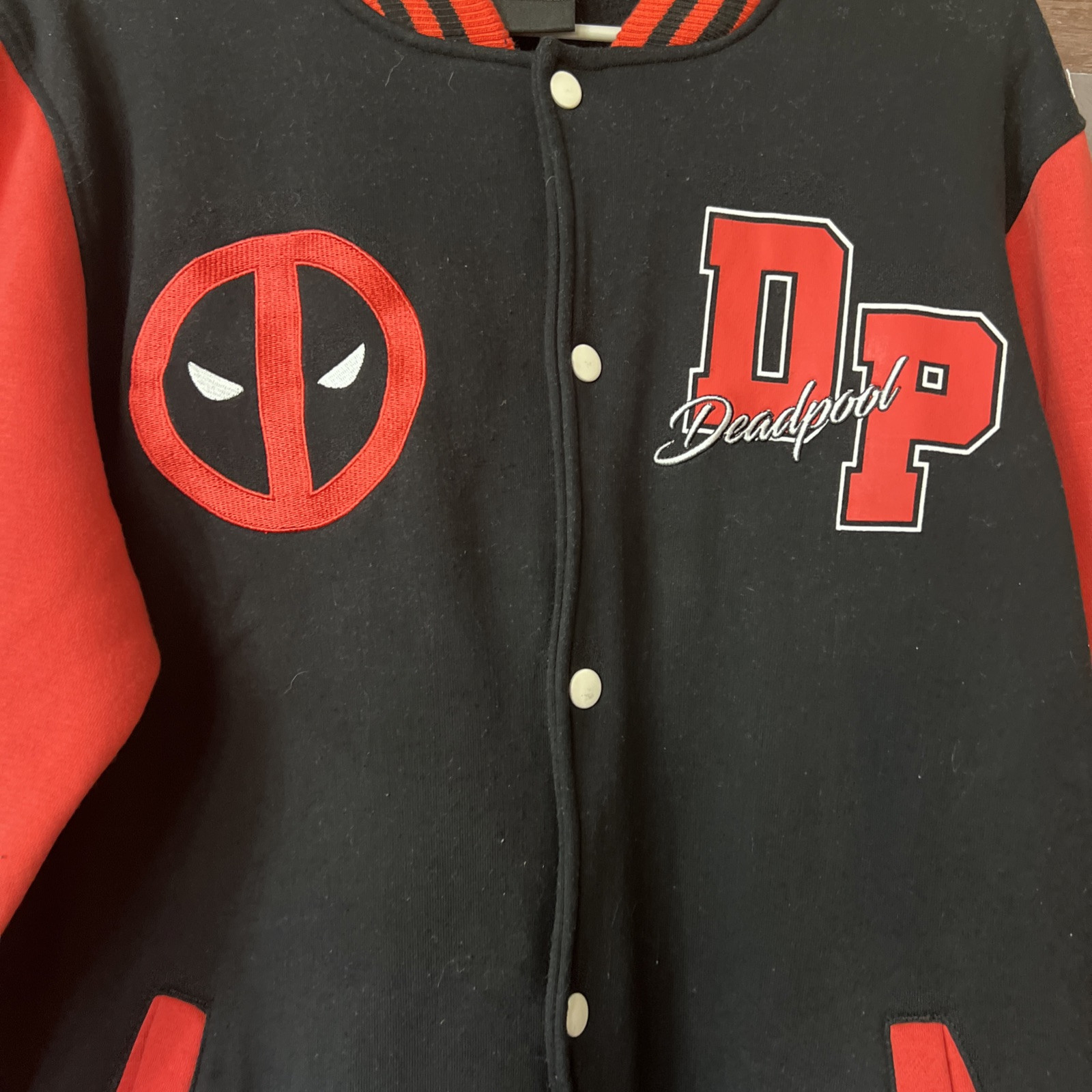 Deadpool Letterman Varsity Jacket, Large - image 2