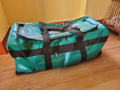 Duffle Bag XL 81x40x34cm grün Reisetasche 110L Tragetasche aus Lkw-Plane / PVC