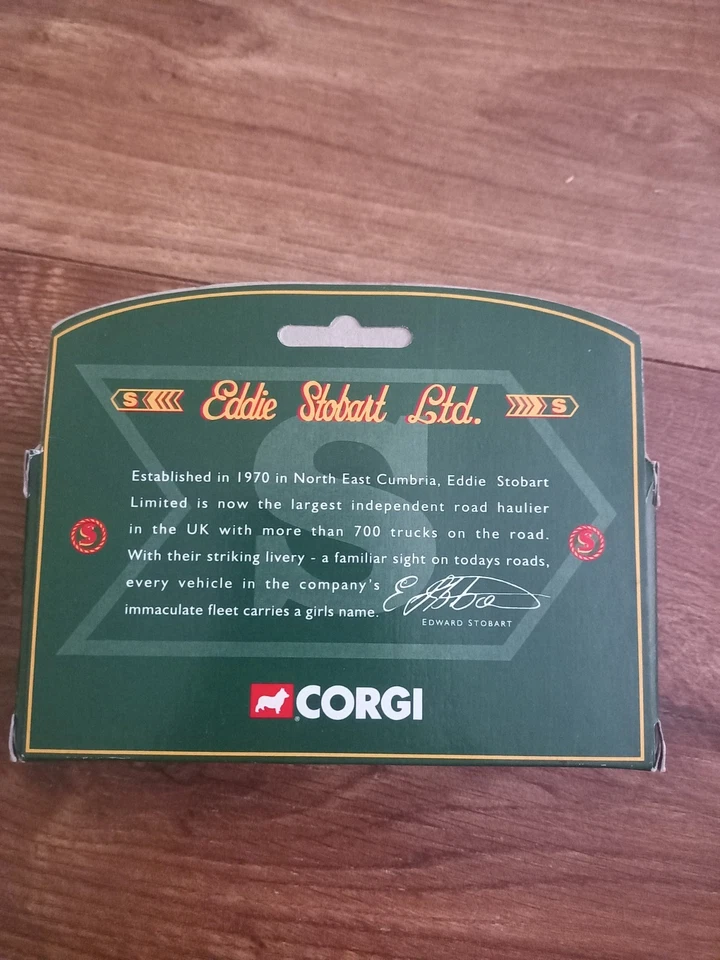 Corgi Eddie Stobart Ltd Die Cast Delivery Model Van NEW BOXED - Image 4 of 4
