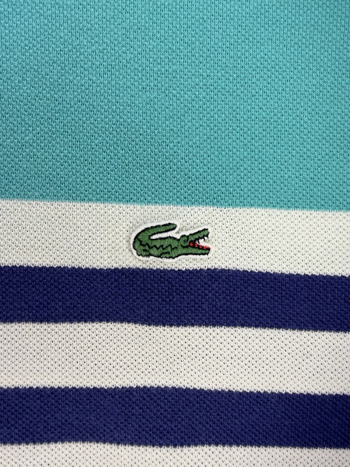 Men’s Lacoste Short Sleeve Polo Shirt Large Size 5 Multicoloured Regular Fit thumbnail 5