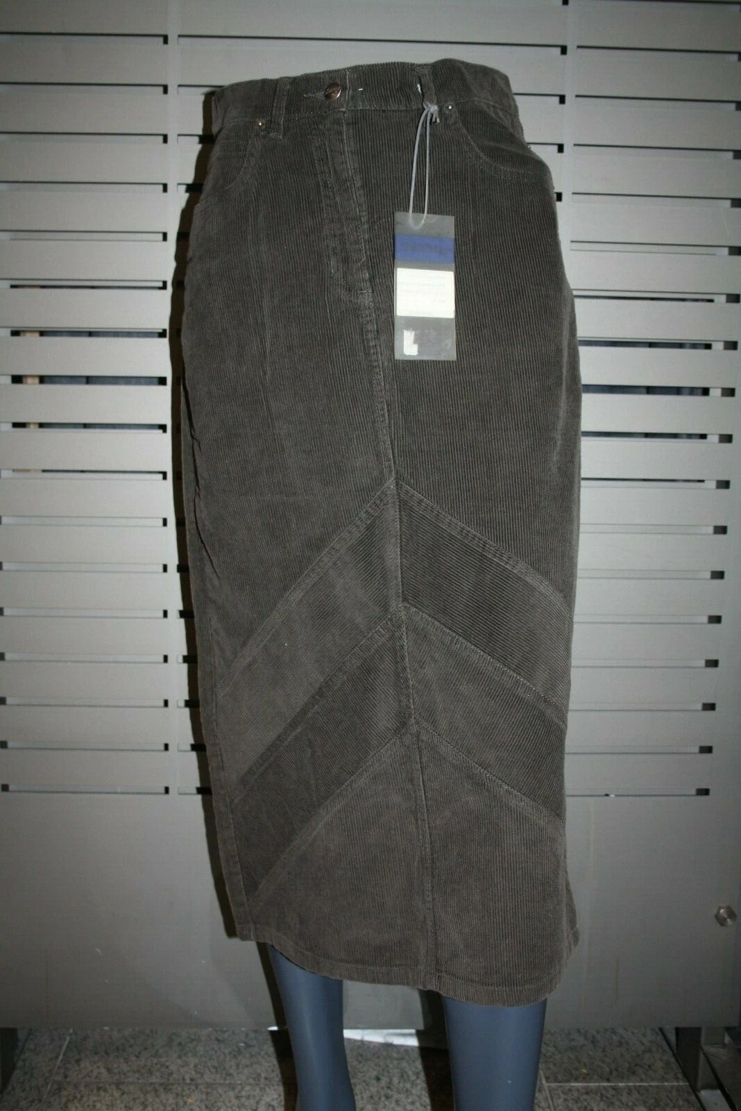 Jupe en jean cordon Dickies pour femmes SUPREM taille S neuve marron vintage