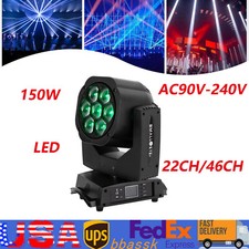 7x15W RGBW Bee Eye Moving Head Stage Light Laser Projector 17/23/43CH DMX for DJ