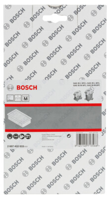 Bosch Zellulose Flachfaltenfilter für GAS 35 L-SFC L-AFC M-AFC GAS 55 M AFC