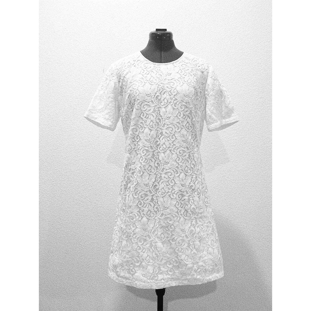 Theory Danaline Lace Dress in white US10
