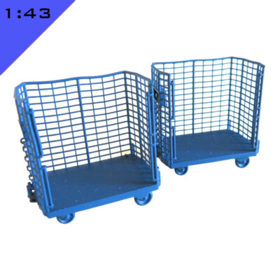 2x 3D gedruckter BRUTE TROLLEY 1:43 O Modell Miniatur Diorama Landschaft