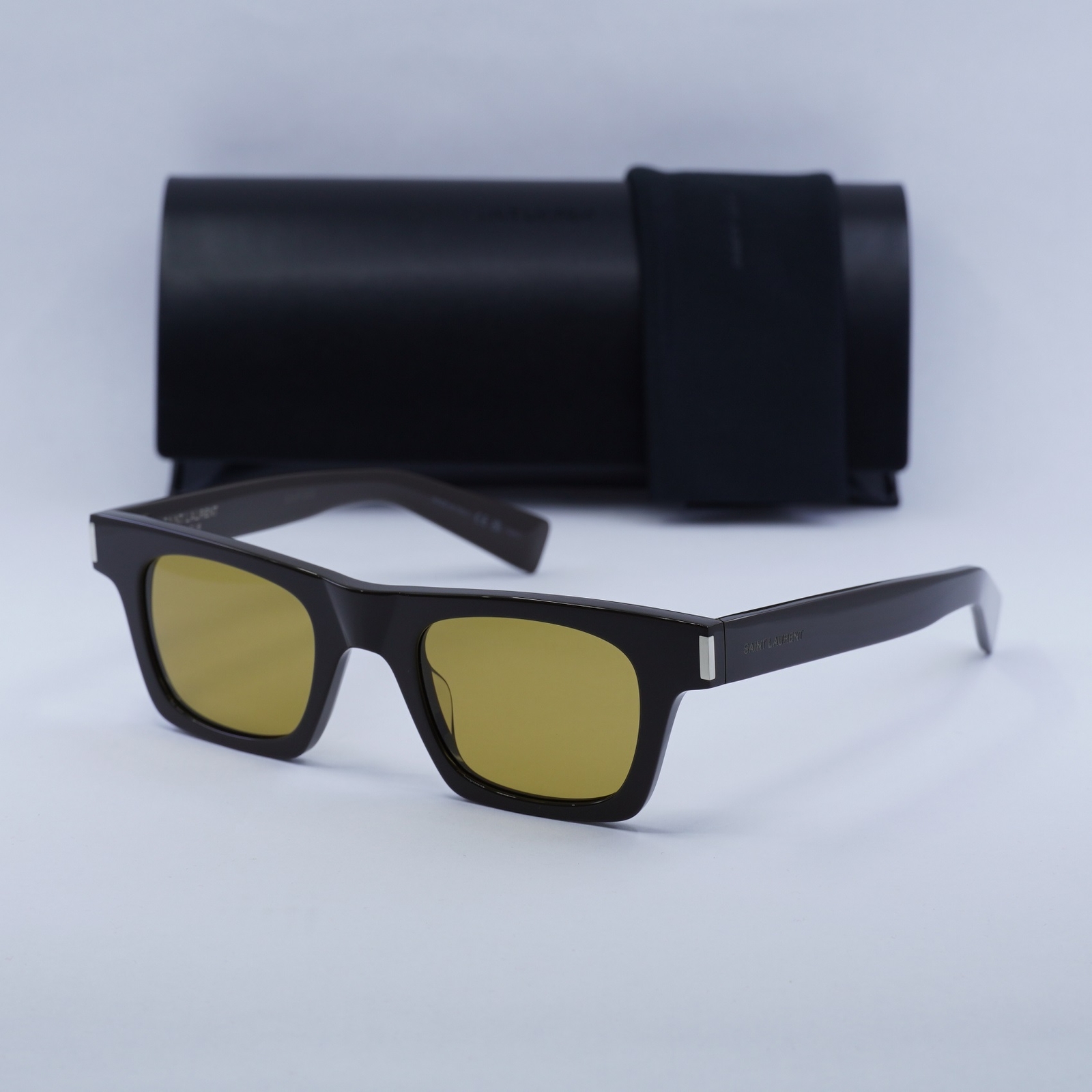 Occhiali da sole SAINT LAURENT SL719 004 marrone marrone 47 22 145 nuovi autentici