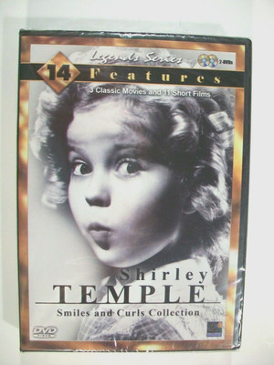 New Shirley Temple Smiles & Curls Collection DVD, 14 Features, Legend Series