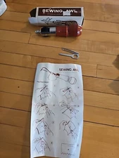 Vintage  Sewing Awl  With Box 