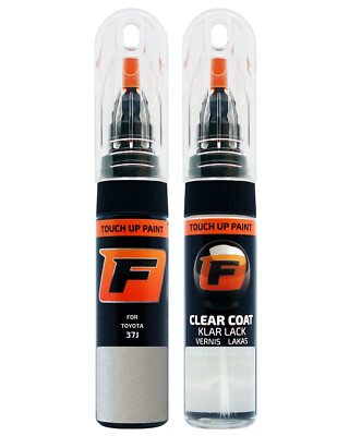 für TOYOTA 37J SATIN WHITE LACKSTIFT Reparatur Set Autolack Kratzer