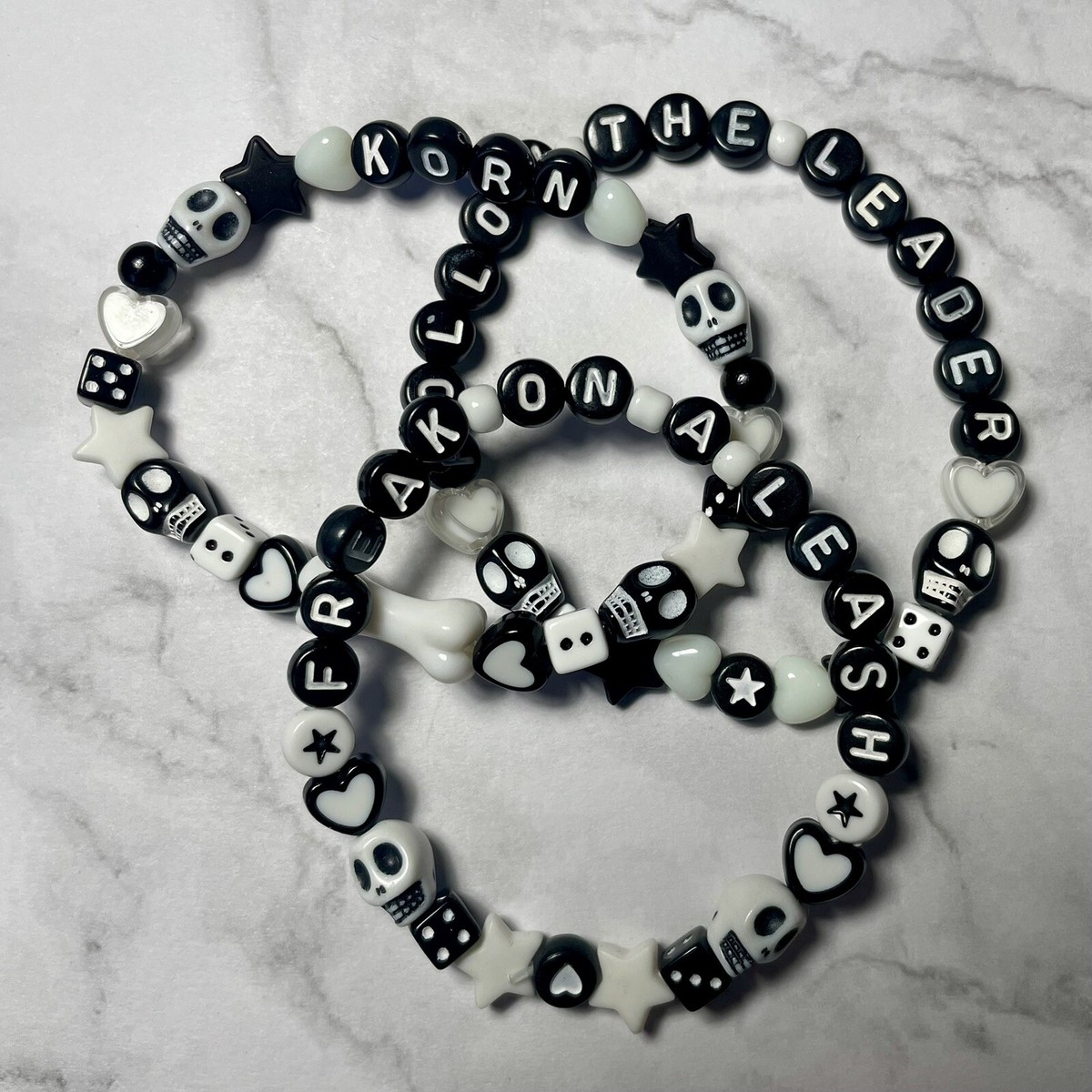 Korn Stretchy Friendship Bracelets Set Of Follow The Leader