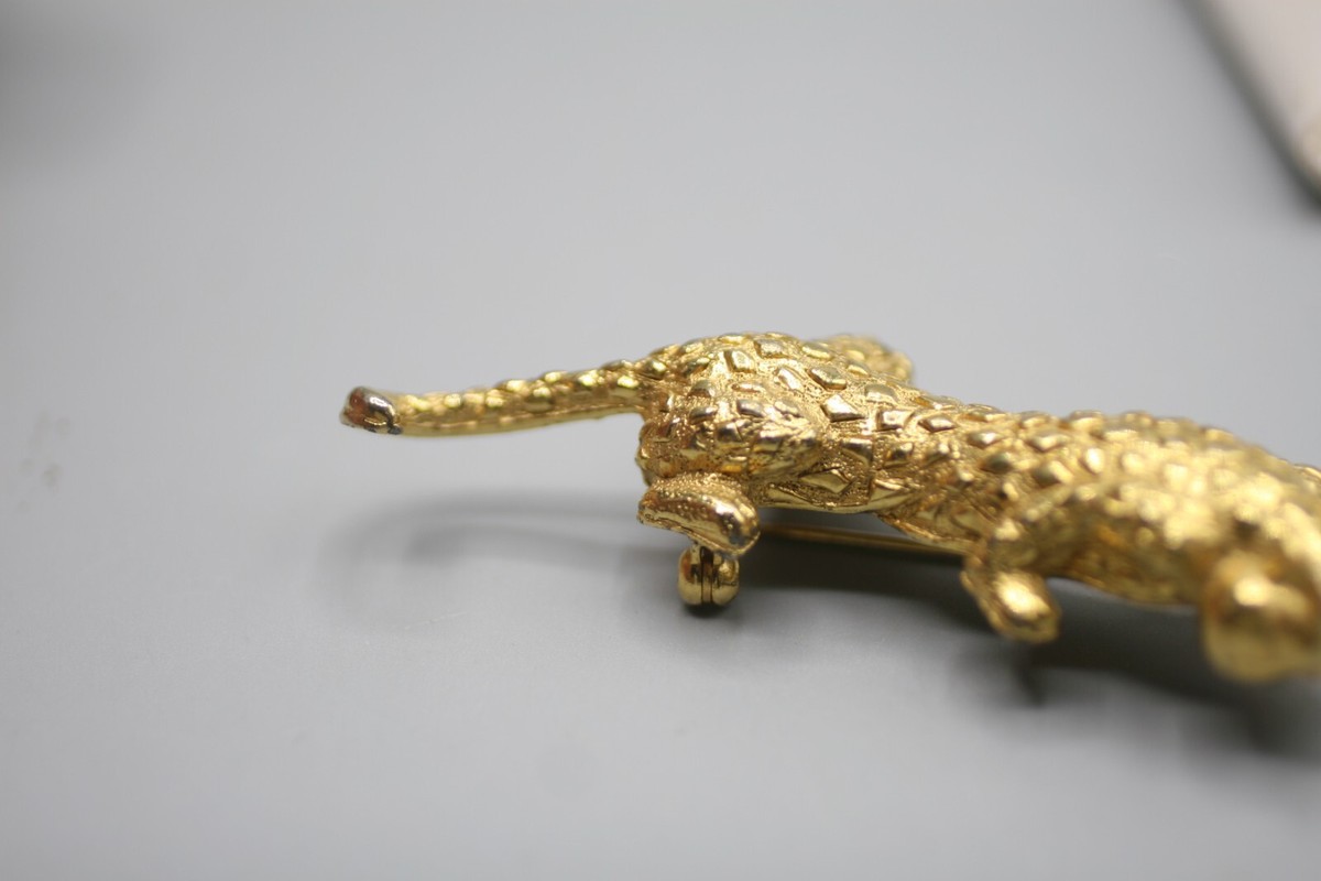  leopard⭐︎様ヴィンテージアクセサリーおまとめ2点 Vintage SIGNED AZ809 Brooch Leopard Vintage Leopard Brooch Pin