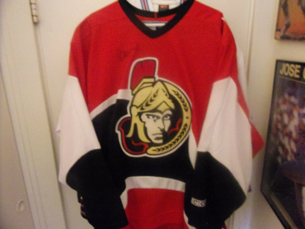 Vintage Ottawa Senators Hockey Jersey Signed No COA All Sewn By
