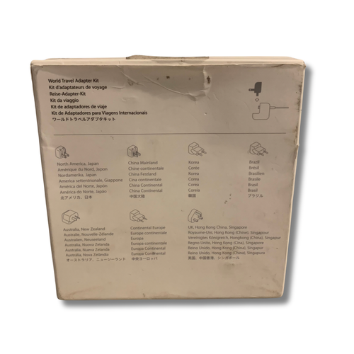 Apple MD837AM/A World International Travel Adapter Kit White Excellent Pre-Owned - Picture 2 of 4