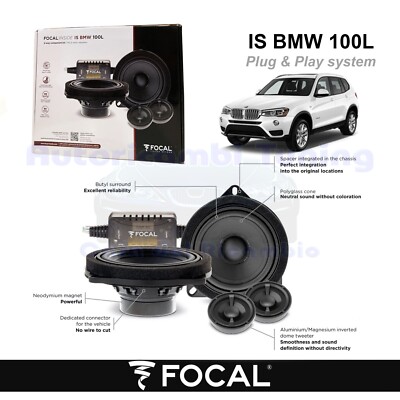 Focal Plug And Play Front Speakers Is BMW 100L 80W BMW X3