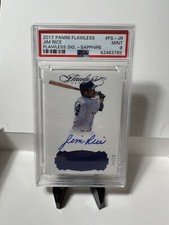 2017 Panini Flawless Jim Rice Flawless Signatures Sapphire # 4/15 PSA 9 Red Sox 