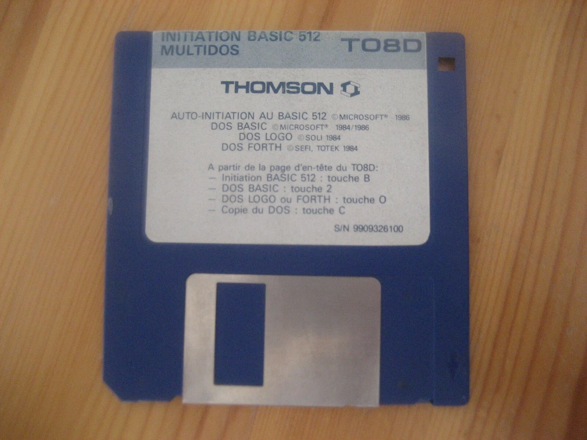 Lot De 8 Disquettes De Jeux Pour Ordinateur THOMSON TO8 - Occasion