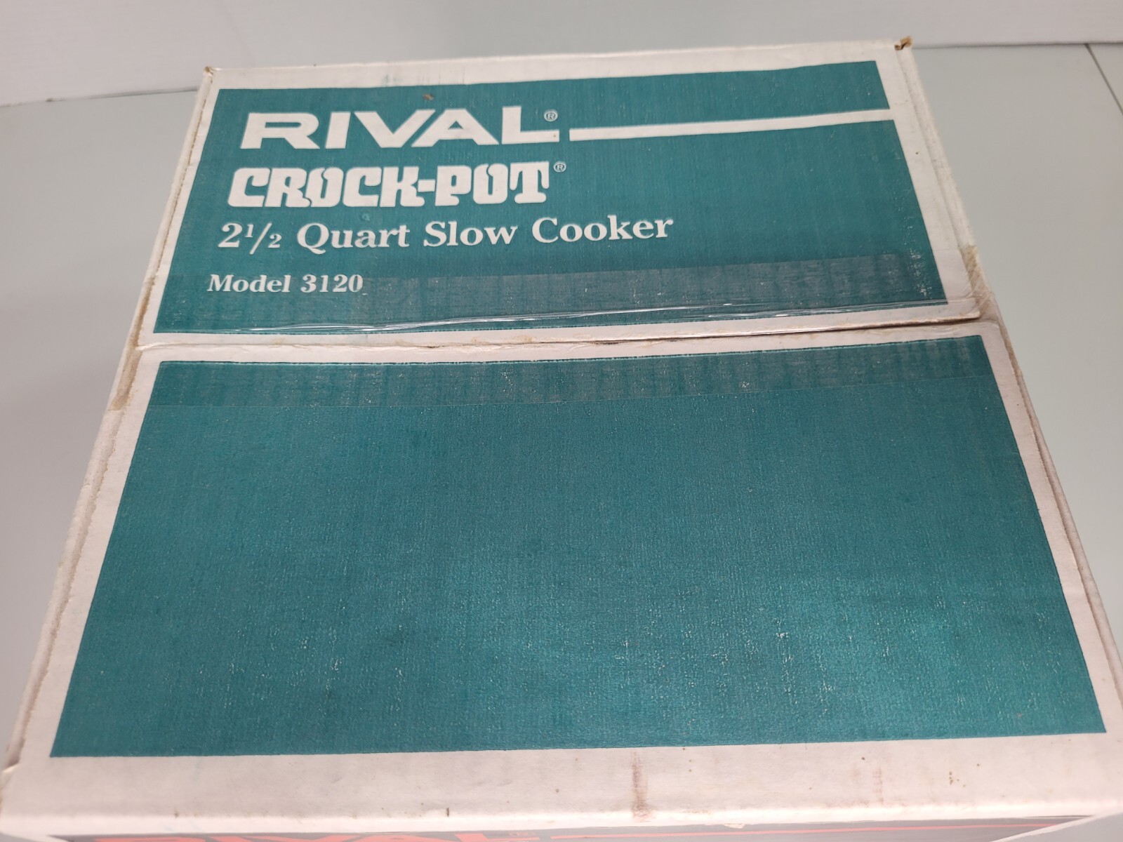 VINTAGE RIVAL CROCK POT 2.5 QT. STONEWARE SLOW COOKER 3120 IVY GREEN