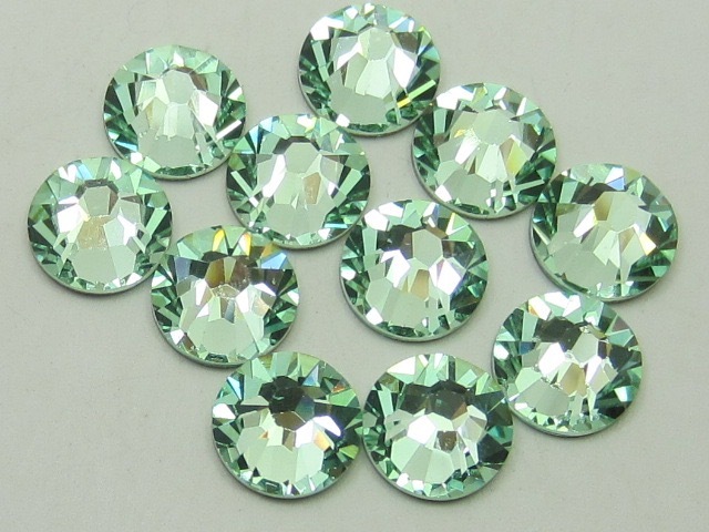 20ss CHRYSOLITE FLATBACK European Rhinestones 72pcs
