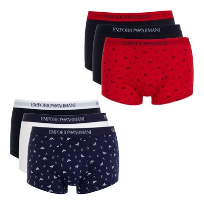 3er Pack Emporio Armani Herren Unterhosen Boxershorts Boxer Trunks Cotton
