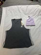 Adidas Beanie + Tank Top Women’s Size XL, NWT! $50.00!