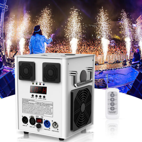700W Cold Spark Machine DMX512 Remote Control Stage Light Show Firework Machine - Bild 11 von 13