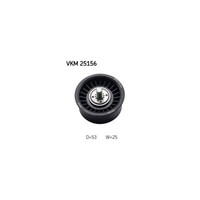 Umlenk-/FüHrungsrolle, Zahnriemen SKF VKM 25156 FüR Opel Vauxhall, Rechts Oben