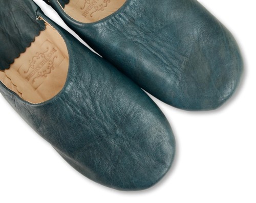 MOROCCAN LEATHER BABOUCHE SLIPPERS SHEEPSKIN SLIDES MULES WOMENS **HANDMADE** - Picture 171 of 205
