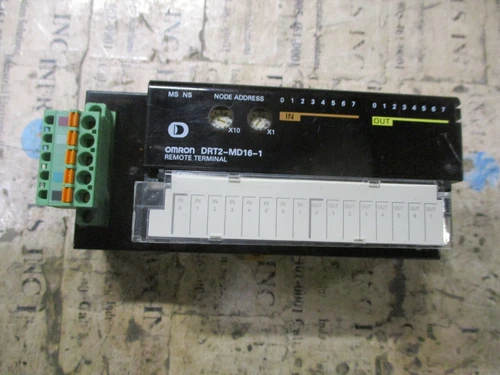 OMRON DRT2-MD16-1 Remote Terminal Module 24VDC 6mA OMRON DRT2-MD16-1 *Tested*