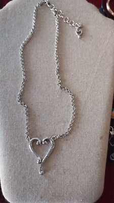 Brighton Adore Me Heart Necklace open heart design