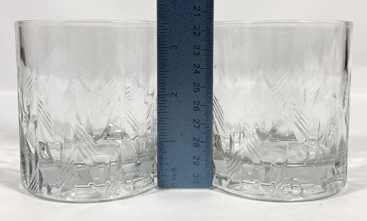 2 Grey Goose Vodka Lowball Rocks Cocktail Glasses Barware Embossed  display picture 1