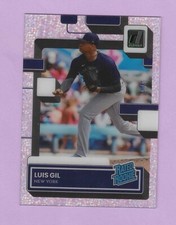 2022 Panini Chronicles Clearly Donruss Green #63 Luis Gil RR - serial #5/5