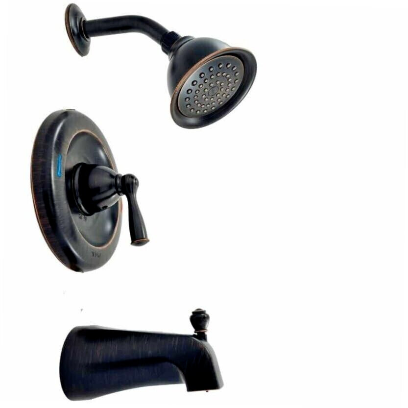 Moen 82910BRB Banbury Tub & Shower Faucet WITH VALVE - Mediterranean Bronze 🆕